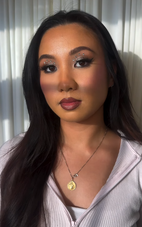 Traditional bridal glam